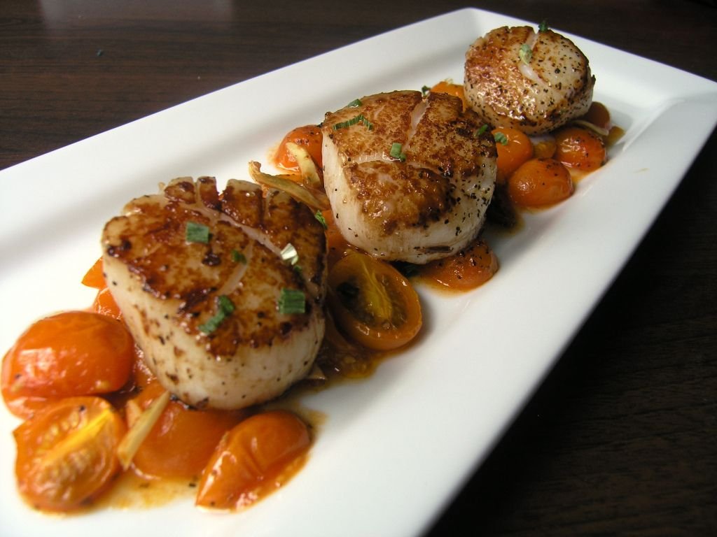 Sizzling Scallops